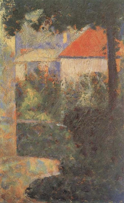 Georges Seurat Houses at Le Raincy oil painting image